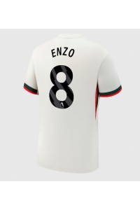 Fotbalové Dres Chelsea Enzo Fernandez #8 Venkovní Oblečení 2025-26 Krátký Rukáv